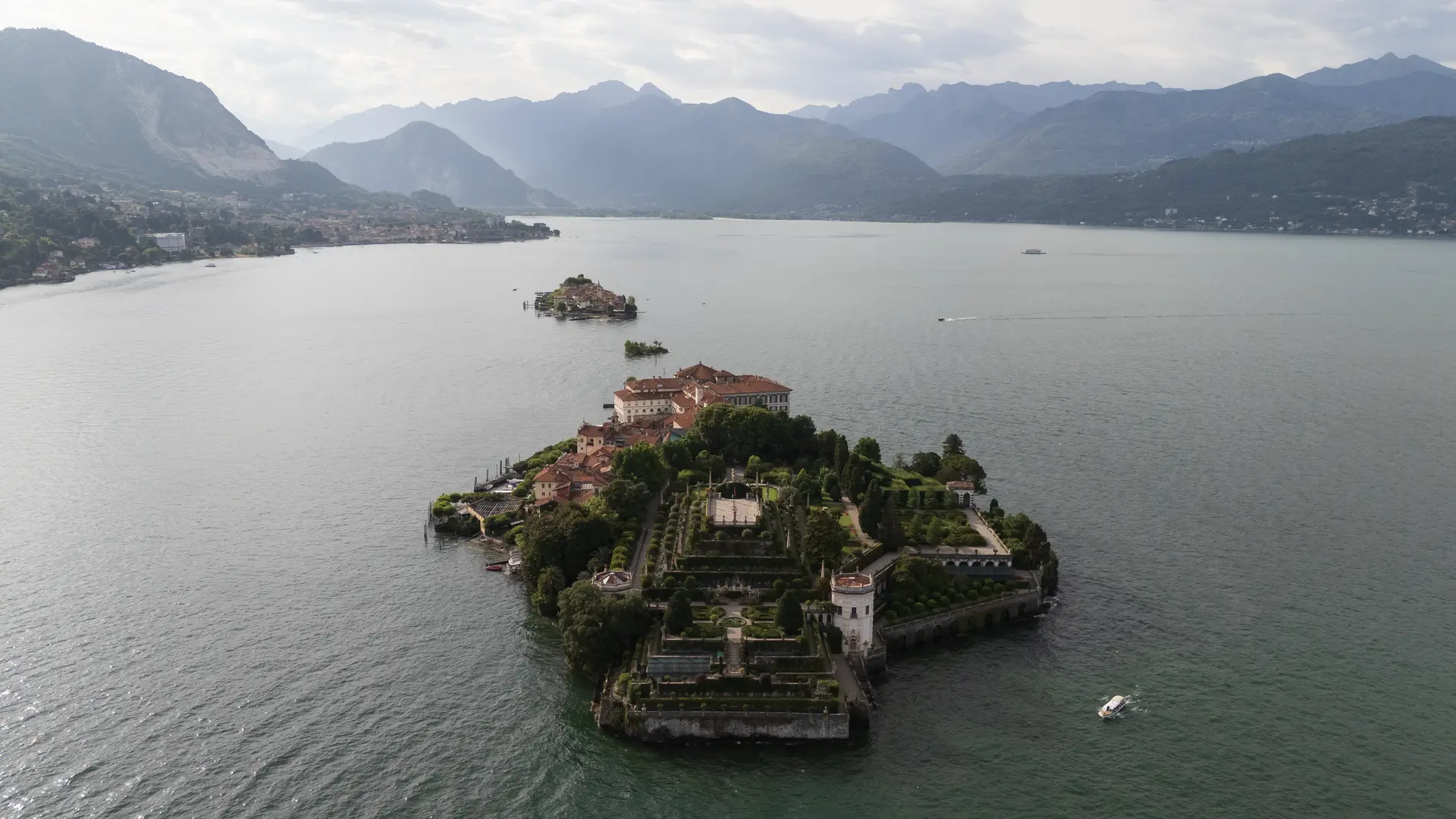 Isole Borromee viste dall'alto